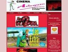 Tablet Screenshot of cinema-arlequin.fr